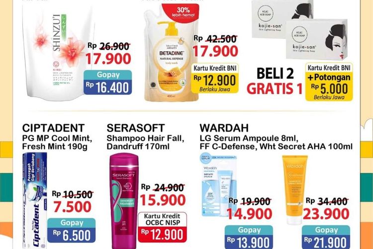 Promo Alfamart periode 15-19 Oktober 2021.