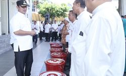 Cegah Penyebaran Covid-19, Pemkot Semarang Bagikan Wastafel Portable dan Antiseptik Gratis