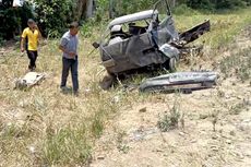 Detik-detik Bapak dan Anak Lompat dari Pikap Mogok di Pelintasan Kereta Api Blitar