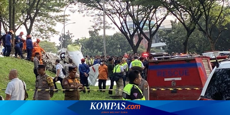Ini Identitas Tiga Korban Pesawat Jatuh di BSD Tangerang