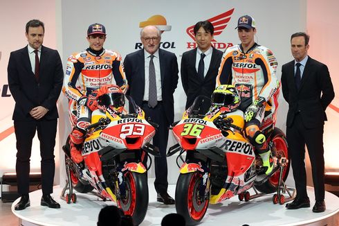 Repsol Honda Rilis Motor, Marc Marquez dan Joan Mir Antusias Tatap MotoGP 2023