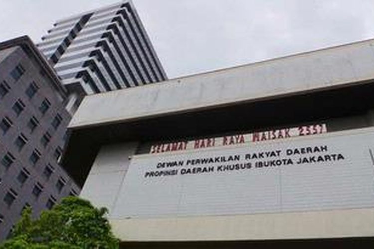 Gedung Dewan Perwakilan Rakyat Daerah (DPRD ) DKI Jakarta, Jalan Kebon Sirih, Jakarta Pusat.