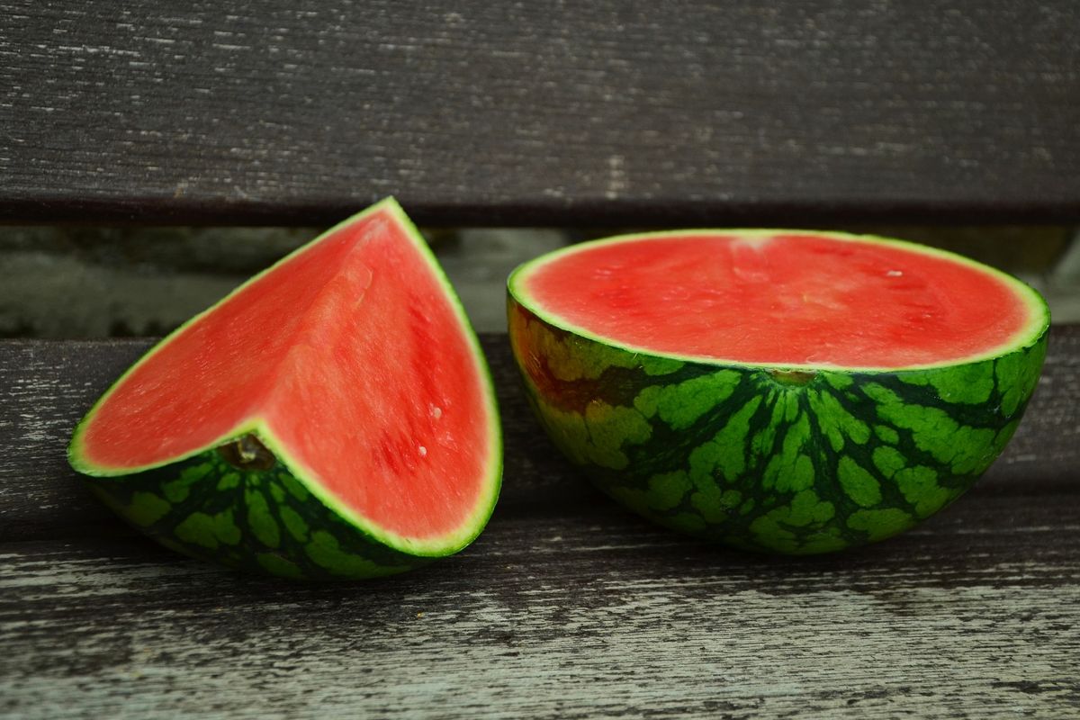Ilustrasi buah semangka tanpa biji yang rasanya manis