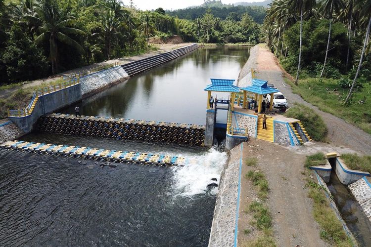 Bendung modullar di Morotai