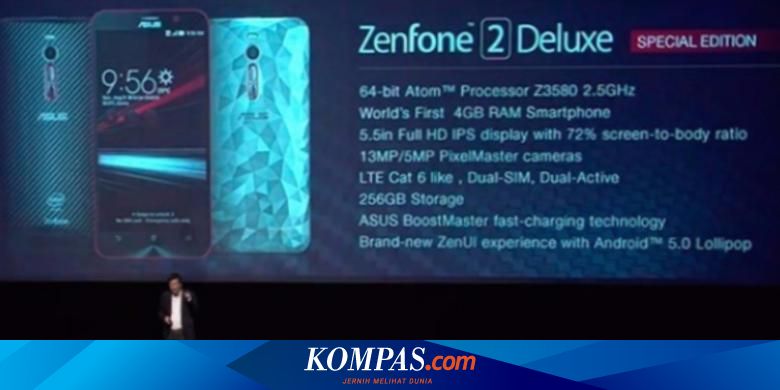 Asus Luncurkan Zenfone 2 Versi 256 Gb