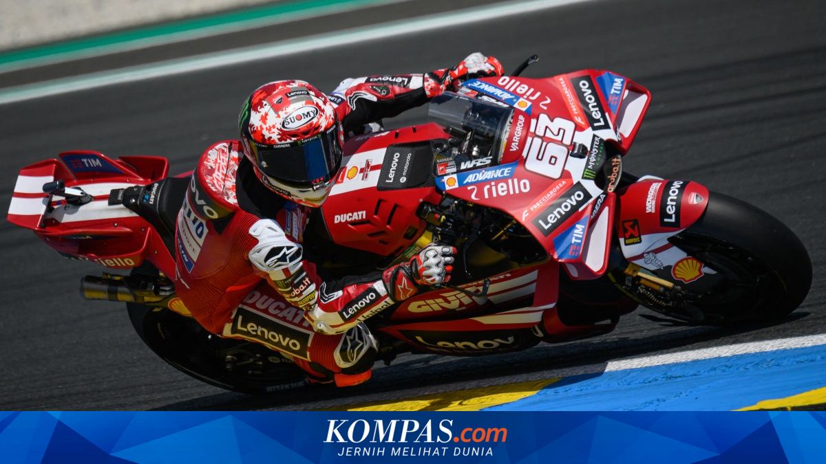 Hasil Sprint Race MotoGP Ceko 2026: Francesco Bagnaia Menang