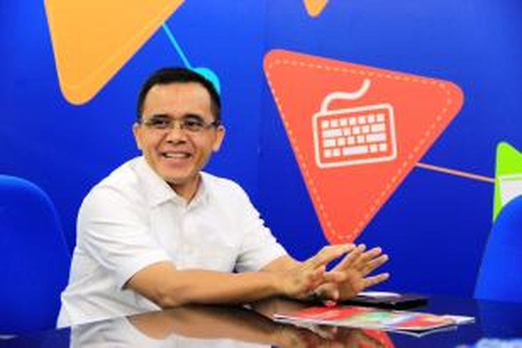 Bupati Banyuwangi H Abdullah Azwar Anas M.Si saat berkunjung ke Kompas.com, Jakarta, Kamis (24/7/2014). 
