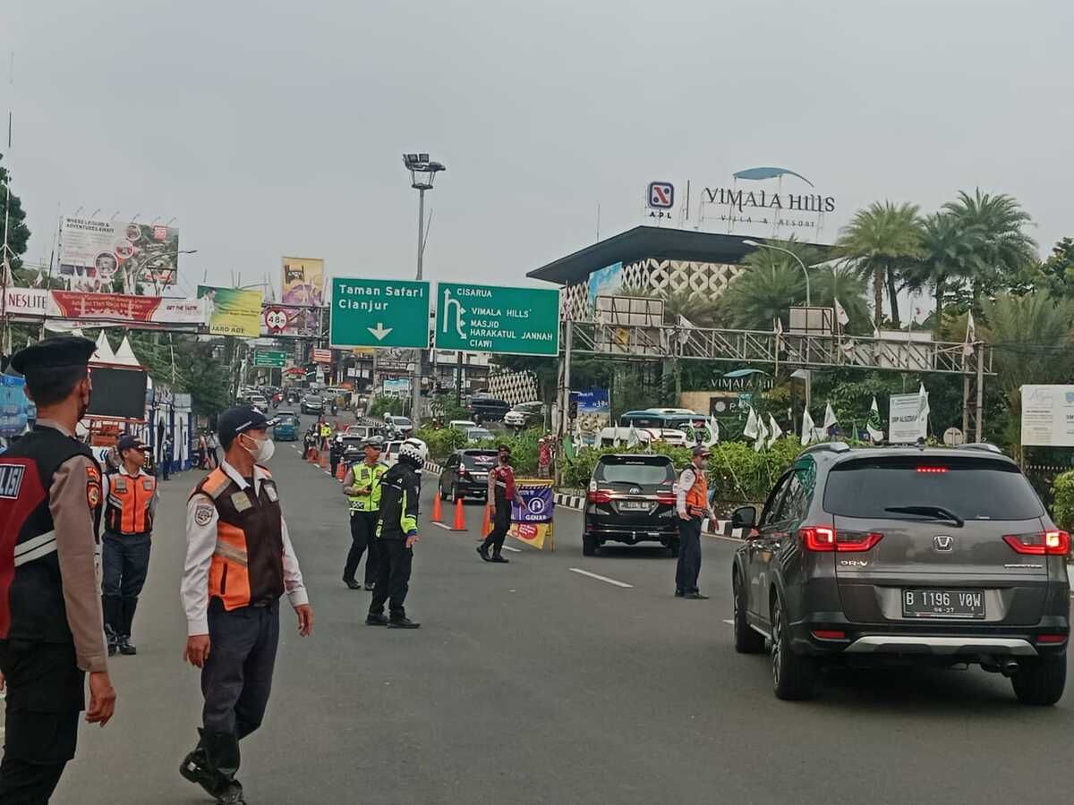 Sistem Ganjil Genap Puncak Bogor Diterapkan Sabtu Petang, Pelat Genap Akan Diputar Balik