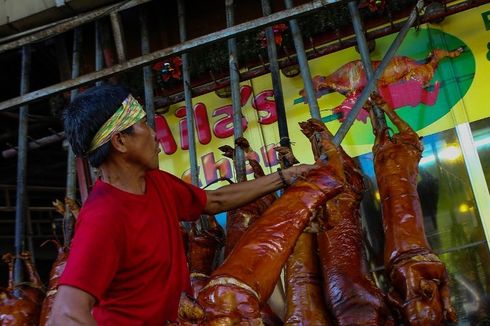 Demi Babi Panggang, Warga Filipina Abaikan Aturan Kesehatan Covid-19