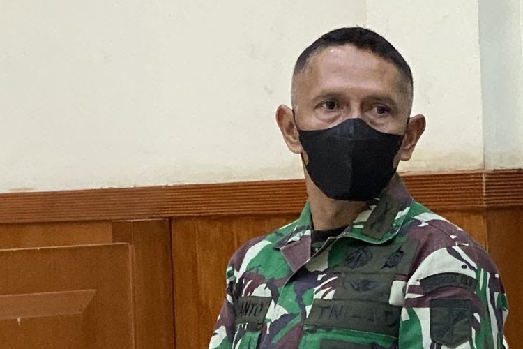 Terdakwa kasus pembunuhan berencana terhadap Handi Saputra dan Salsabila, Kolonel Priyanto.