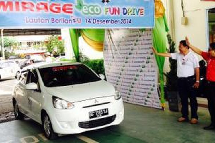 Mirage Eco Fun Drive kembali diadakan untuk membuktikan keiritan Mirage, kali ini di Palembang, Sumatera Selatan.
