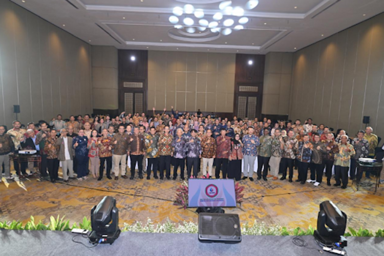 Kongres V IAFMI yang diselenggarakan di Hotel Sultan Jakarta, Jakarta Pusat, Sabtu (6/12/2025). 