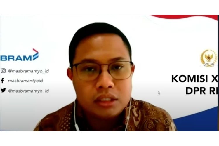 Anggota Komisi X DPR RI, Bidang Pendidikan, Ekonomi Kreatif dan Teknologi, Bramantyo Suwondo dalam webinar ?Menjadi Software Engineer Tuan Rumah di Negeri Sendiri?, Sabtu (25/9/2021)