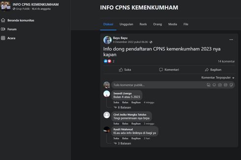 Kata Sekjen Kemenkumham soal Ramainya Informasi Pendaftaran CPNS 2023 di Instansinya...