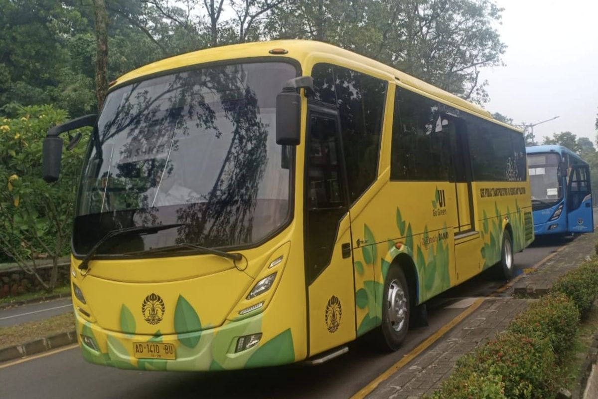 Bus Kuning UI kini dioperasikan DAMRI