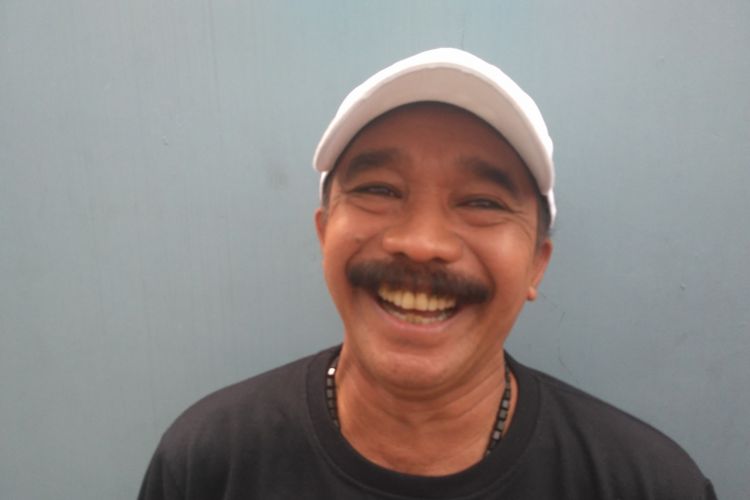 Komedian Opie Kumis saat ditemui di kawasan Mampang, Jakarta Selatan, Kamis (11/10/2018).