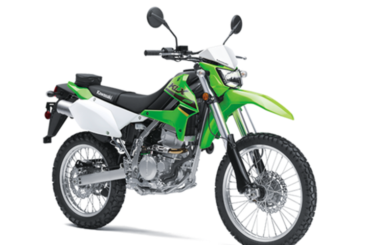 ilustrasi Motor Kawasaki KLX 250.