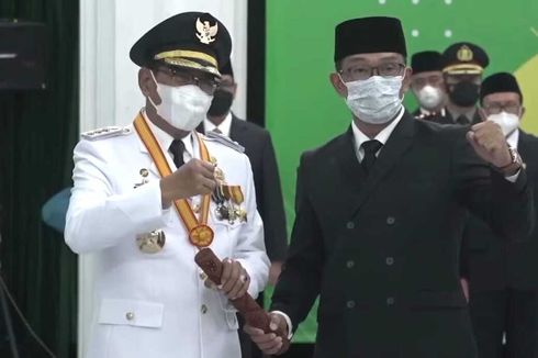 Lantik Muhammad Yusuf sebagai Wali Kota Tasikmalaya, Ridwan Kamil: Lawan Godaan yang Mungkin Datang