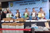 45 Kg Ganja hingga Ratusan Obat Berbahaya di Bekasi Disita Polisi, 98 Pelaku Ditangkap