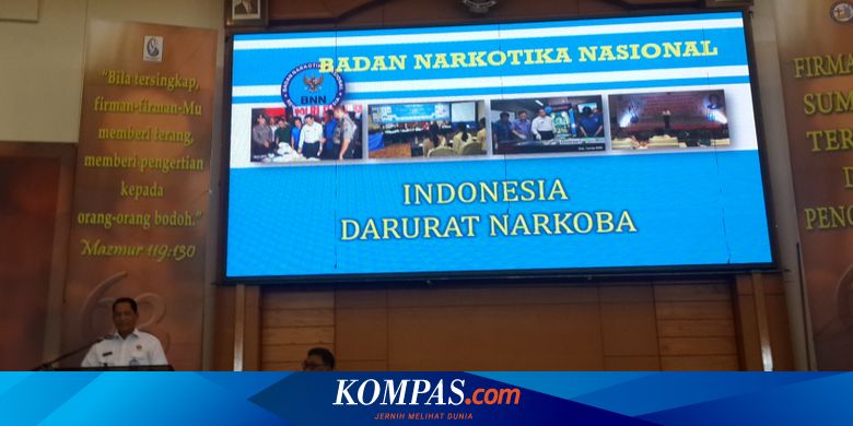 Buwas Indonesia Darurat Narkoba Sejak 1971 Sampai Sekarang