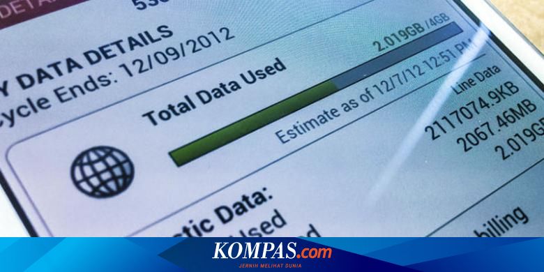 5 Penyebab Kuota Internet Cepat Habis Halaman All Kompas Com