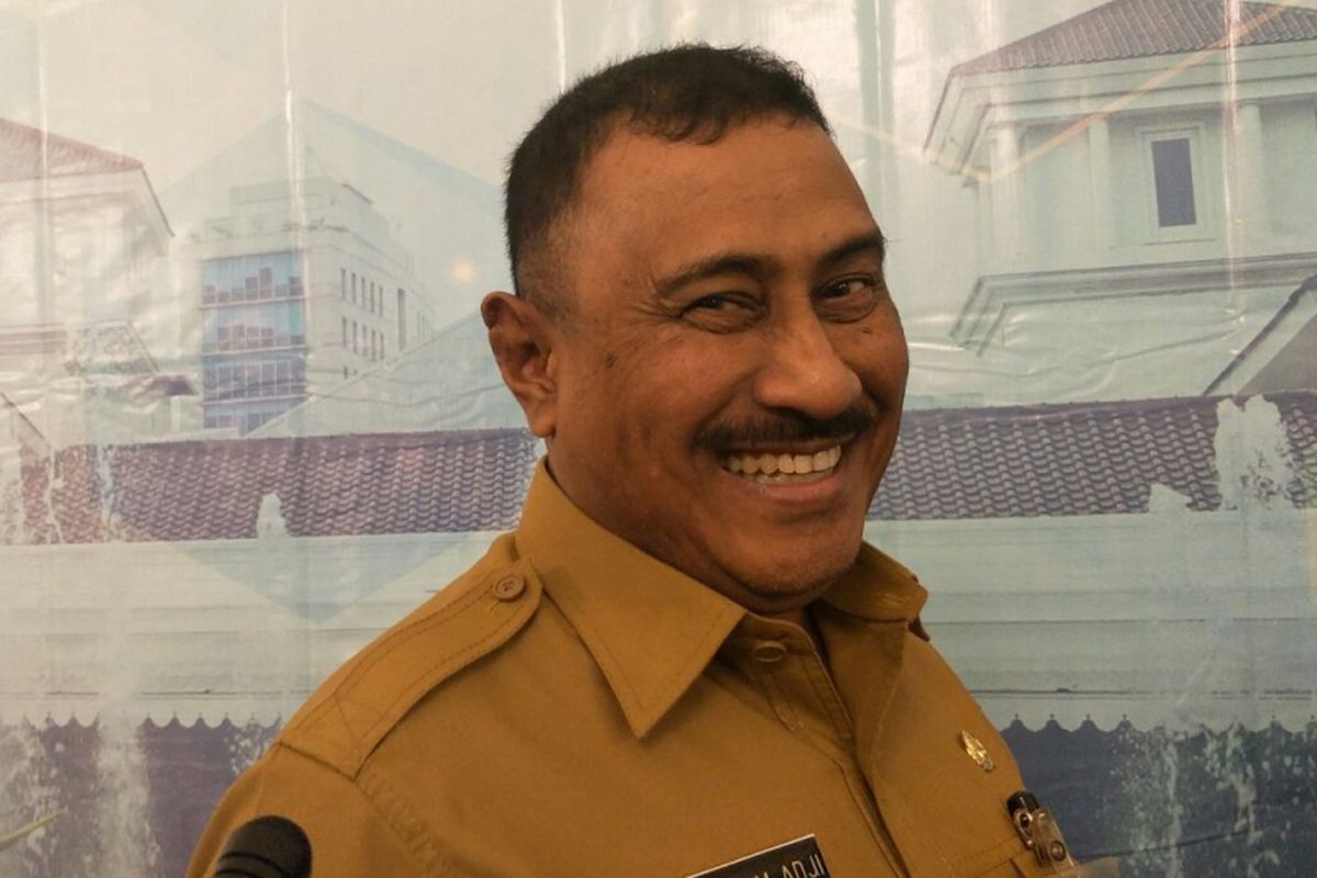 Kepala Badan Kesatuan Bangsa dan Politik DKI Jakarta Darwis Muhammad Aji di Balai Kota, Senin (5/1/2018). 
