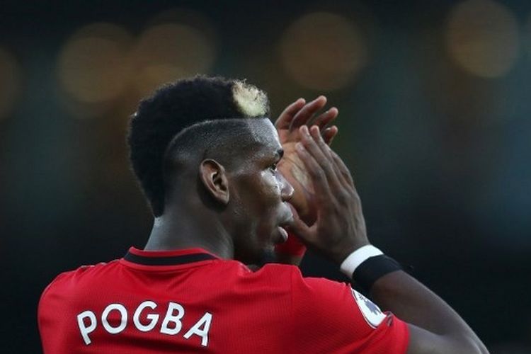 Gelandang Manchester United Paul Pogba