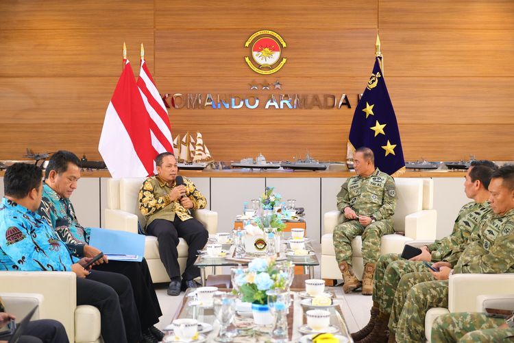 BNPP dan Koarmada Bahas Strategi Penguatan Pengawasan Perbatasan Laut