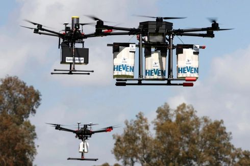 Inggris Gunakan Drone untuk Kirim Peralatan Medis ke Wilayah Terpencil