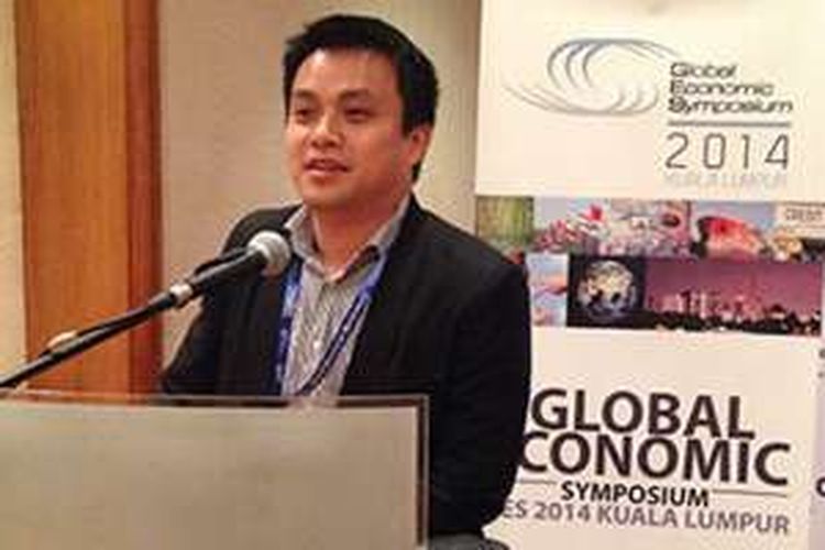 Dr. Truman Pham, pendiri sekaligus CEO Topica Edtech Group, pada ajang Global Economic Symposium (GES) 2014 di Shangrila Hotel Kuala Lumpur, Malaysia, 7 September 2014 silam.