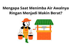 Mengapa Saat Menimba Air Awalnya Ringan Menjadi Makin Berat?