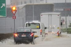 Saat Dubai Dilanda Banjir, Kota dan Bandara Lumpuh