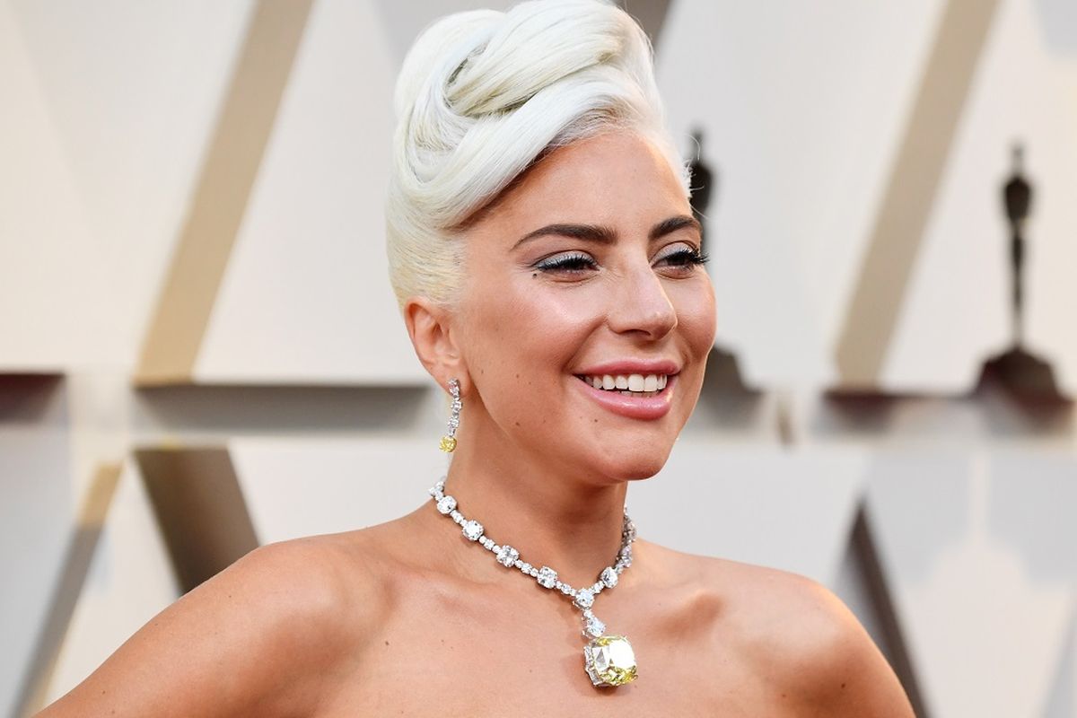 Lady Gaga menghadiri Academy Awards 2019 yang digelar di Dolby Theatre, Hollywood, Califronia, Minggu (24/2/2019). 