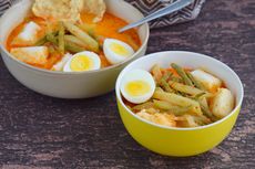 Resep Lontong Sayur Medan, Pakai Sayur Labu Siam Kuah Santan