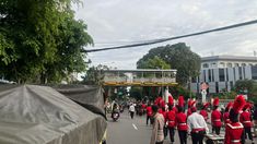 Ada Parade Imlek di Lapangan Banteng, Lalu Lintas Padat Merayap dan Jalan Ditutup
