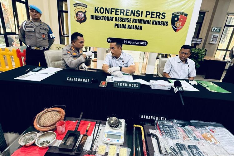 Kronologi Anggota DPRD Sintang Ditangkap Bawa 3 Kg Emas Tambang Ilegal