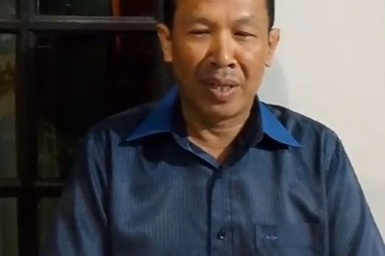 Andri Saputra, ayah dari siswi menengah atas (SMA) Negeri 61 Jakarta berinisial SN (15) yang sempat menghilang selama tiga hari.