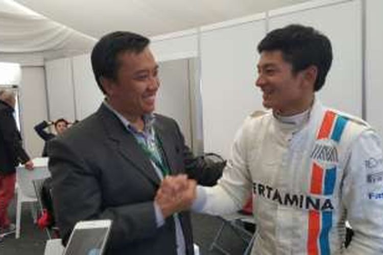  Rio Haryanto di Sirkuit Albert Park, Melbourne 