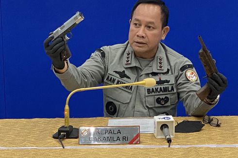 Bakamla Amankan Sepucuk Senjata Rakitan Ilegal di Teluk Dalam Ambon