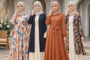 Bingung Pilih Outfit HalalbiHalal? 4 Inspirasi Dress Simple nan Elegan Ini Bikin Tampil Fresh Seketika