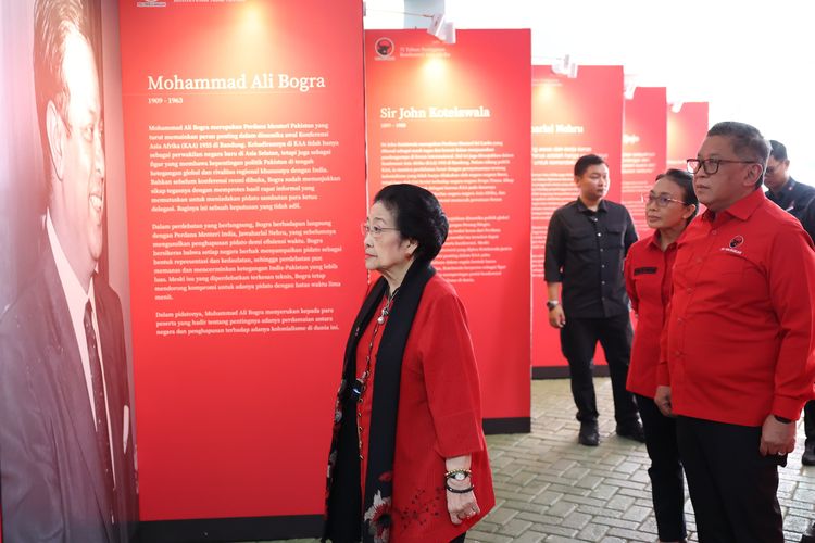 Megawati Tiba di Sekolah Partai PDI-P, Jadi Keynote Speaker Peringatan 70 Tahun KAA