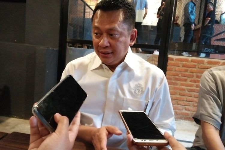 Ketua MPR RI Bambang Soesatyo di Jalan Pakubuwono, Kebayoran Baru, Jakarta, Sabtu (29/2/2020).