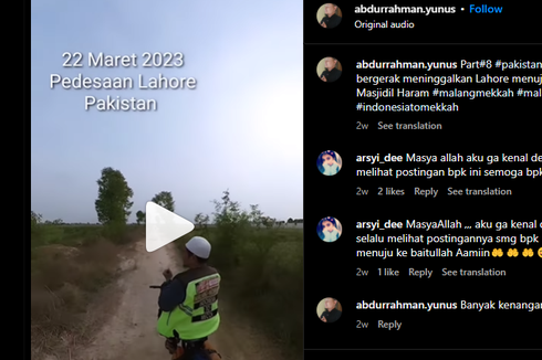 Cerita Yunus Berangkat Haji Naik Sepeda dari Malang, Tempuh Perjalanan 8 Bulan