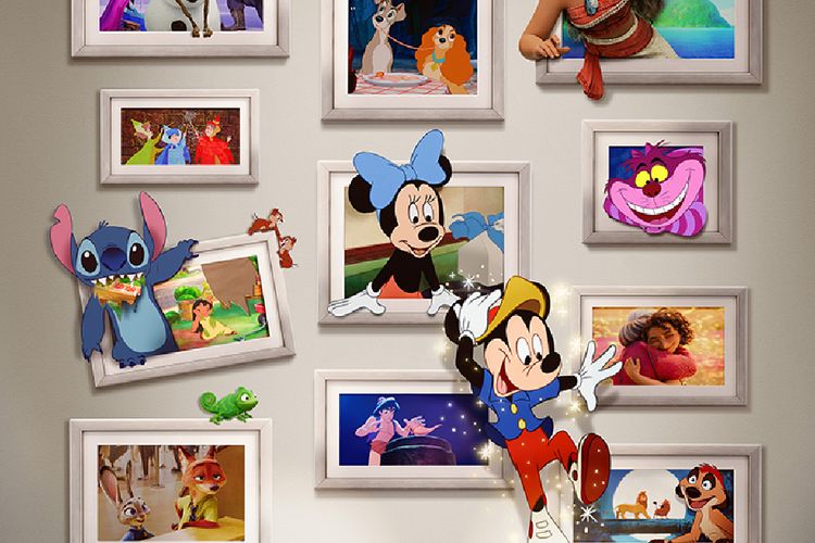 Poster Film Once Upon A Studio yang dirilis oleh Disney+ Hostar. 
