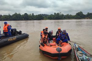 Dua Polisi yang Hilang di Sungai Katingan Belum Ditemukan, Tim SAR Terkendala Banyak Jeram