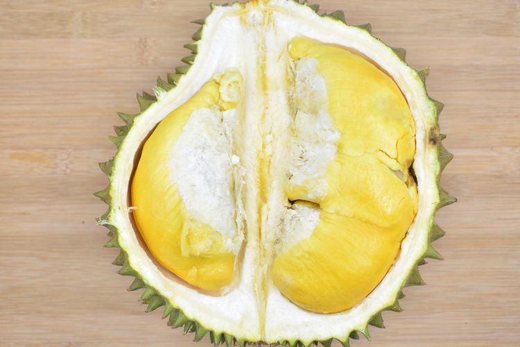 Ilustrasi durian chanee dari Thailand.