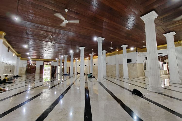 Masjid Jami An-Nawier di Jakarta Barat, Sabtu (30/3/2024). 