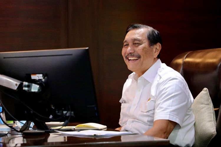 Menteri Koordinator Bidang Kemaritiman dan Investasi (Menko Marves) Luhut Binsar Pandjaitan. 