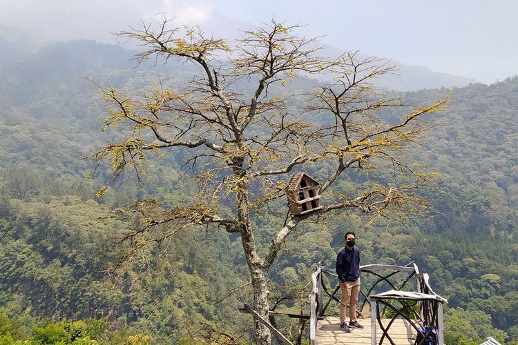 Ilustrasi gardu pandang di Sendi Adventure Park.