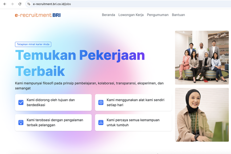 Lowongan Kerja BRI 2026 Dibuka hingga 31 Agustus, Lulusan D3 Bisa Daftar Posisi Ini